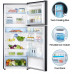 Refrigerator: Samsung 363 L, 3 Star, Convertible 5-in-1 Digital Inverter, with Display Frost Free Double Door Refrigerator (RT39C553EBX/HL, Luxe Black, 2023 Model)